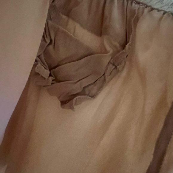 Quince Women's Washable Silk Sleepwear Set Size L Toasted Almond - Picture 8 of 10